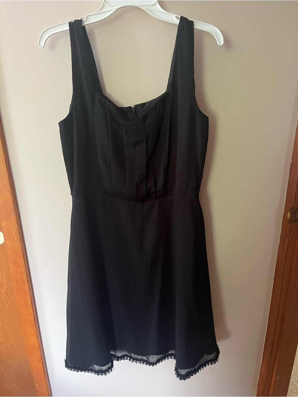 Tahari Black Sleeveless A-Line Dress
